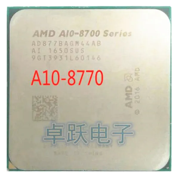 AMD A10 Series PRO 8770 3 5 ГГц четырехъядерный процессор AD877BAGM44AB Socket AM4 Бесплатная