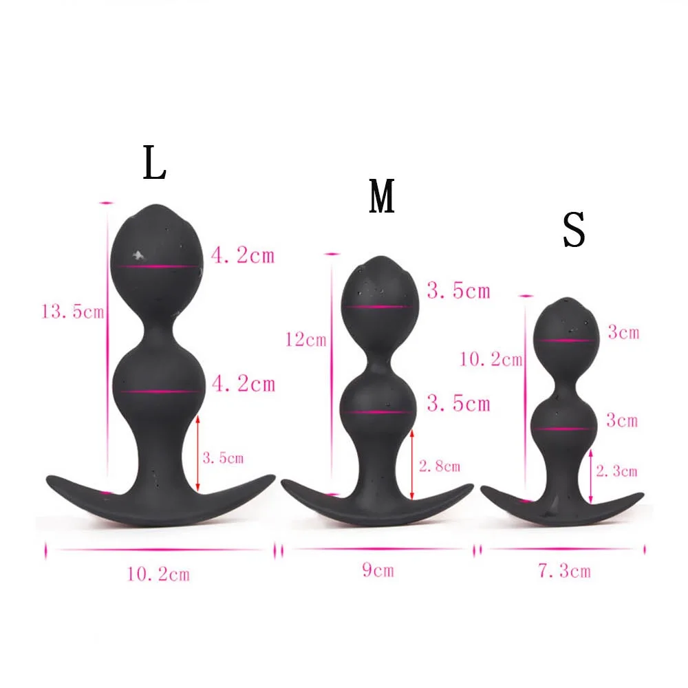 Анальный Вагинальный шарик Анальная пробка анальные шарики силиконовые
