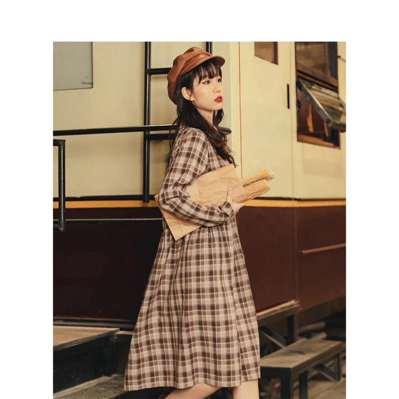 INMAN осень 2019 Новое поступление Ретро стиль для молодых девушек с отложным