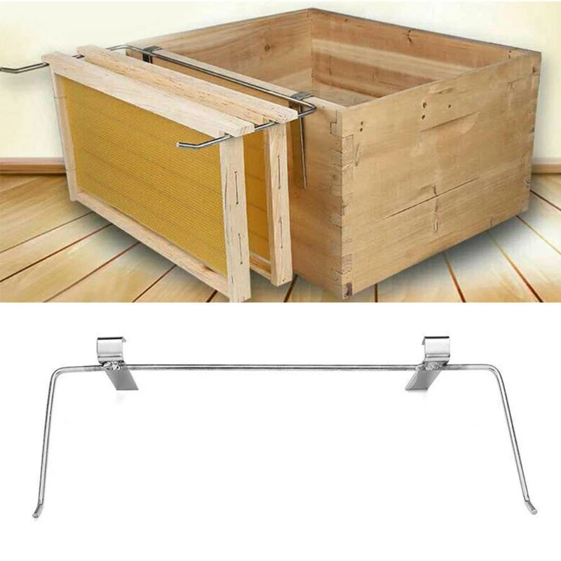 

Extension Beehive Frame Holder Stainless Steel Beekeeping Perch Stand Support Bracket Rack Beekeeping Tools Household