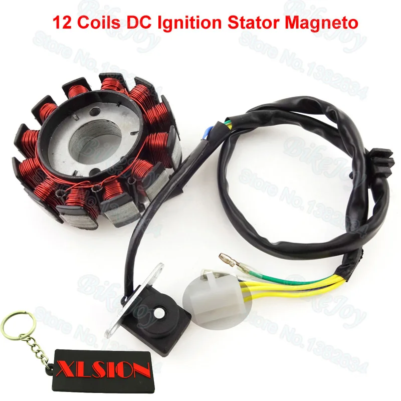 12 полюсов GY6 статор зажигания катушка постоянного тока для 125 куб. См 150 Мопед