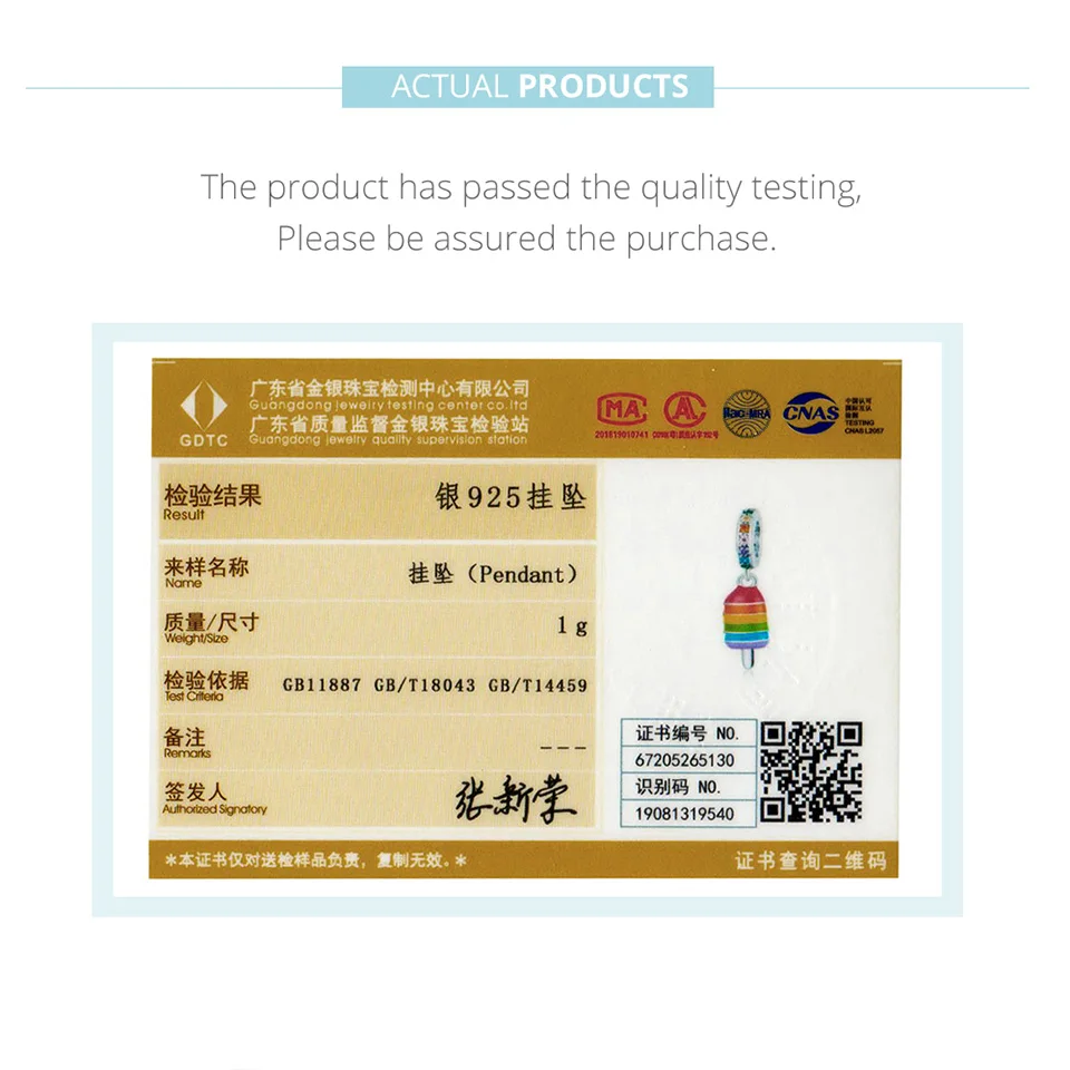 

Bisaer 2020 Charms 925 Sterling Silver Rainbow Ice Cream Dessert Beads Fit Charm Bracelets Women Fine Silver 925 Jewelry HVC351