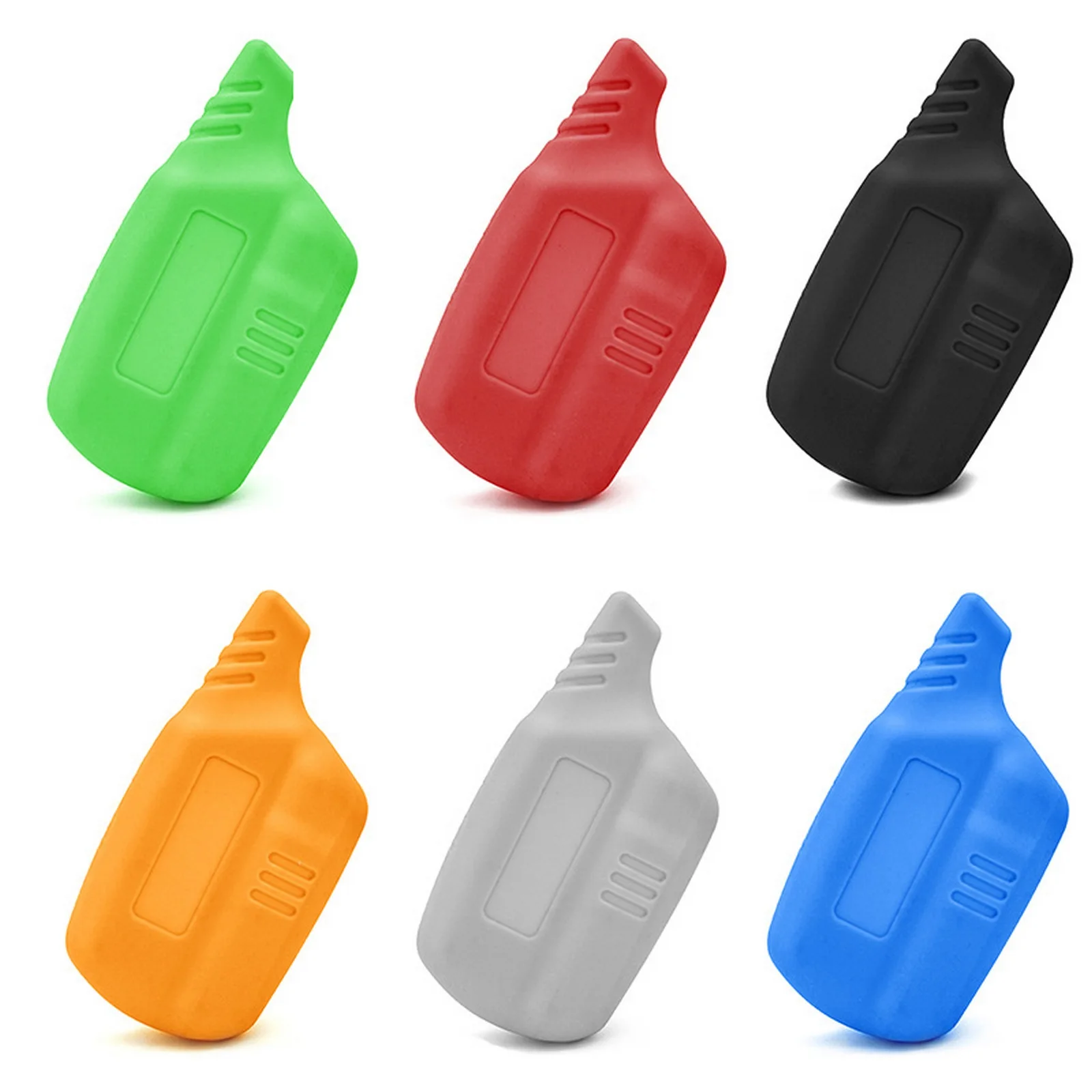 

For Starline B9 B6 B61 A91 A61 Keychain Silicone Cover Key Case For Starline B91 V7 Car Alarm Remote Controller LCD Transmitter
