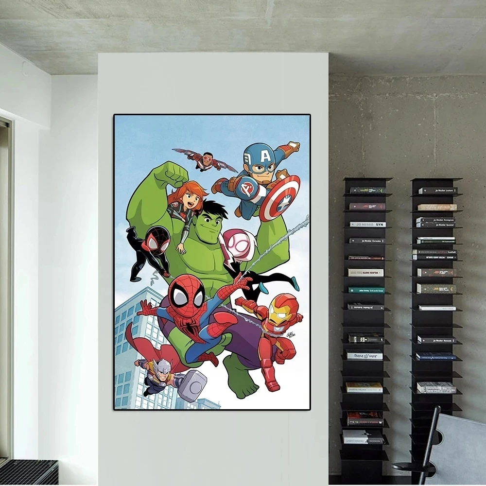 

Home Decor Marvel Superhero Avengers Picture Wall Art Canvas Painting Print Modern Modular Poster No Framework Pop Gift No Frame