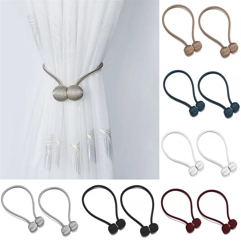 Carrywon 1 шт. магнитная пряжка для штор с жемчужинами Шаровые бусины застежки