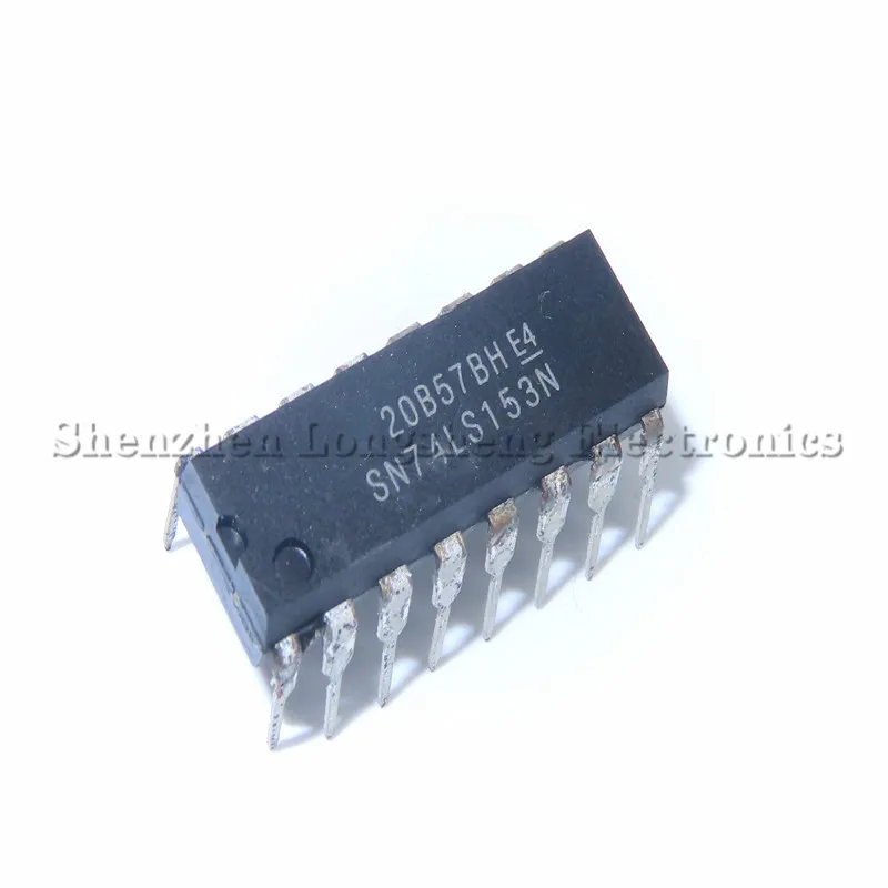 10 шт./лот Новый SN74LS153N 74LS153 DIP-16 Dual 4 из 1 селектор данных | Электронные компоненты и