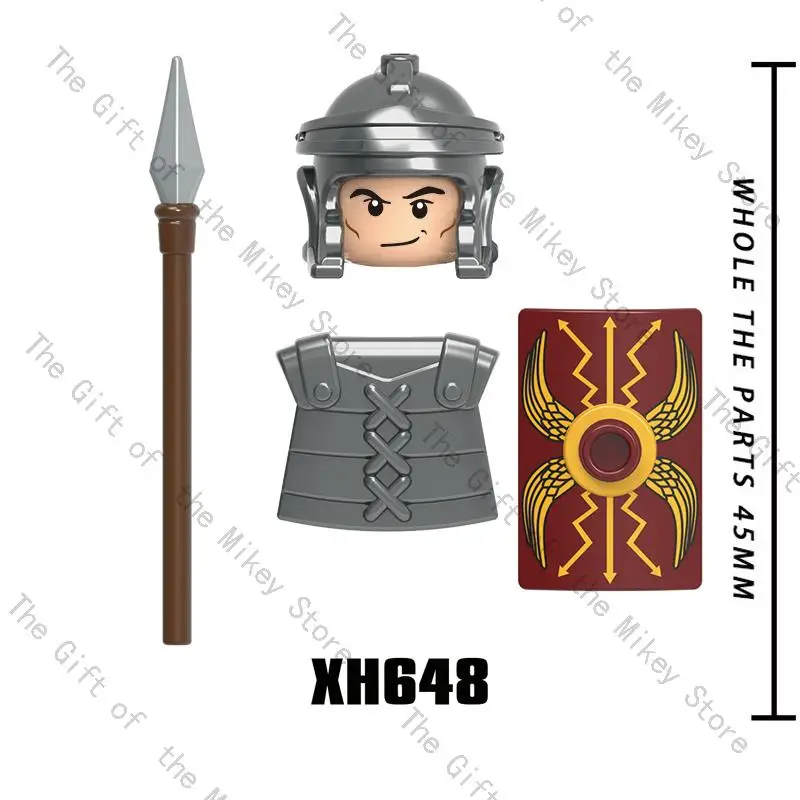 Одиночная продажа средневековый рыцарь воин римский солдат броня шлем оружие