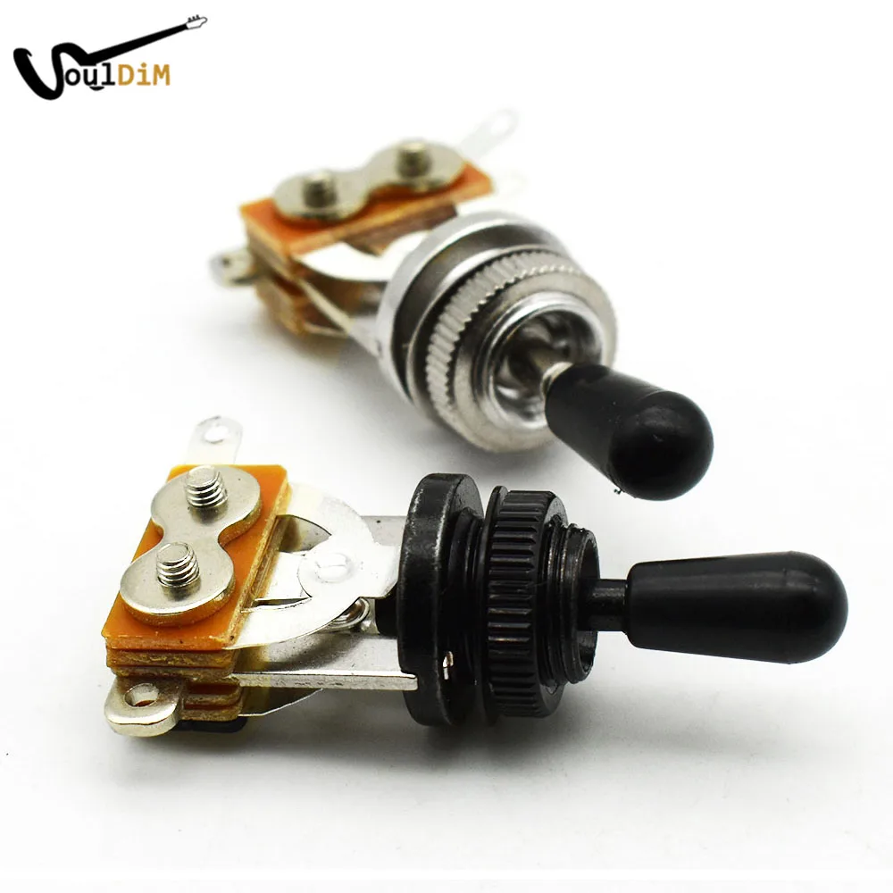 

15 шт. 3 Way LP SG Elecric гитары переключатель 3-х позиционный Палочки-селектор переключения Серебряный Топ продажа электрической гитарные аксессуа...