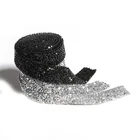 Лента из стразов, самоклеящаяся, для украшения одежды