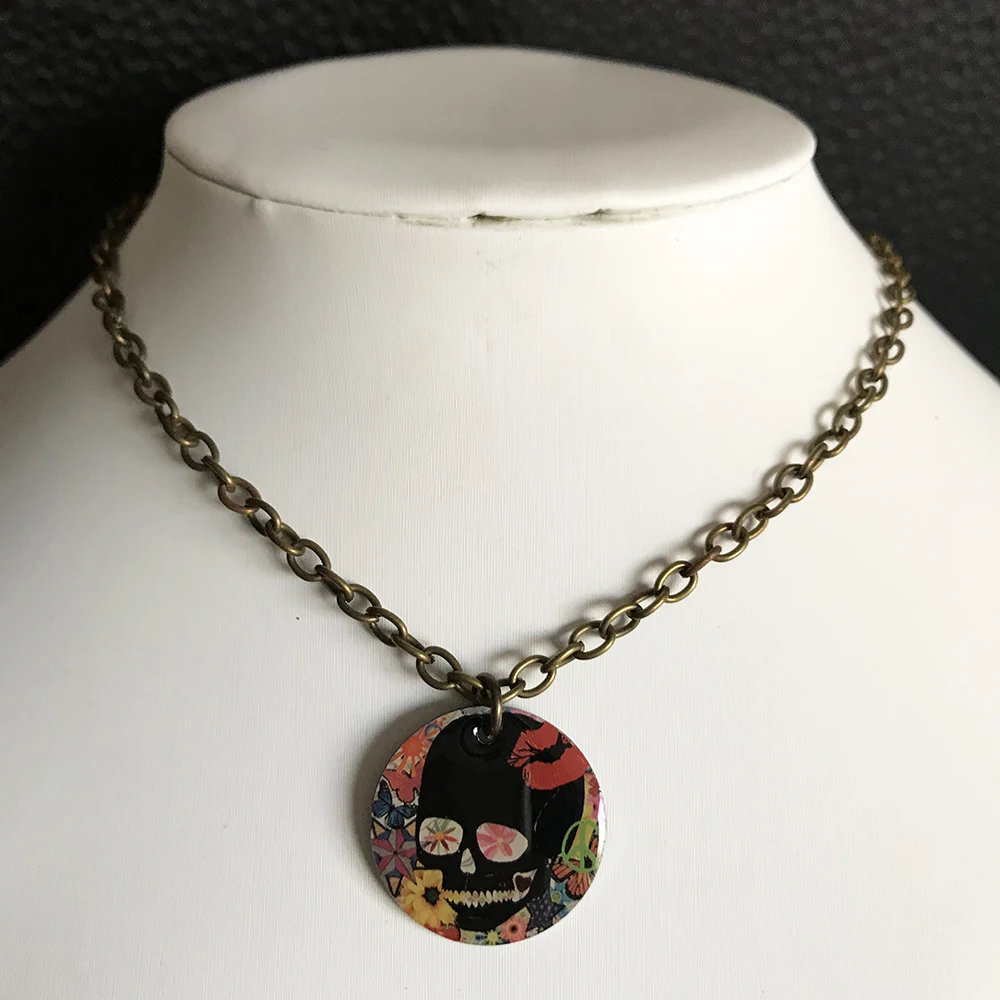 VJ Модные ручной работы винтажные аксессуары из трех частей ожерелье серьги