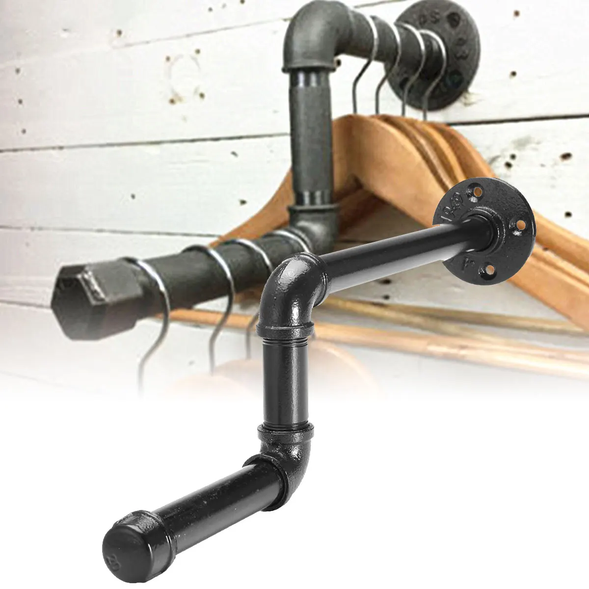 

Полка для хранения на стене держатель кронштейны книжные стеллажи промышленный стимпанк железная труба домашняя настенная установка желе...