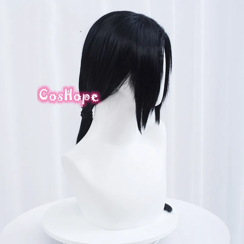 Мужской длинный прямой черный парик Итачи Учиха для косплея аниме термостойкие
