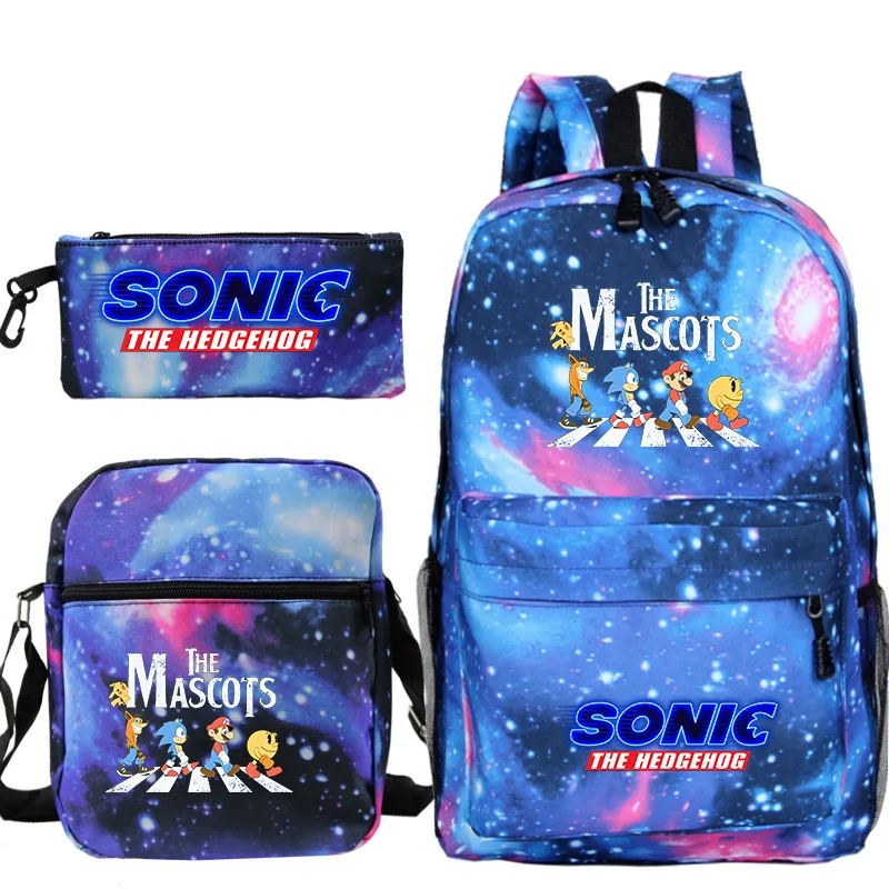 Популярный Стиль Холщовый звуковой рюкзак для подростков детей мальчиков