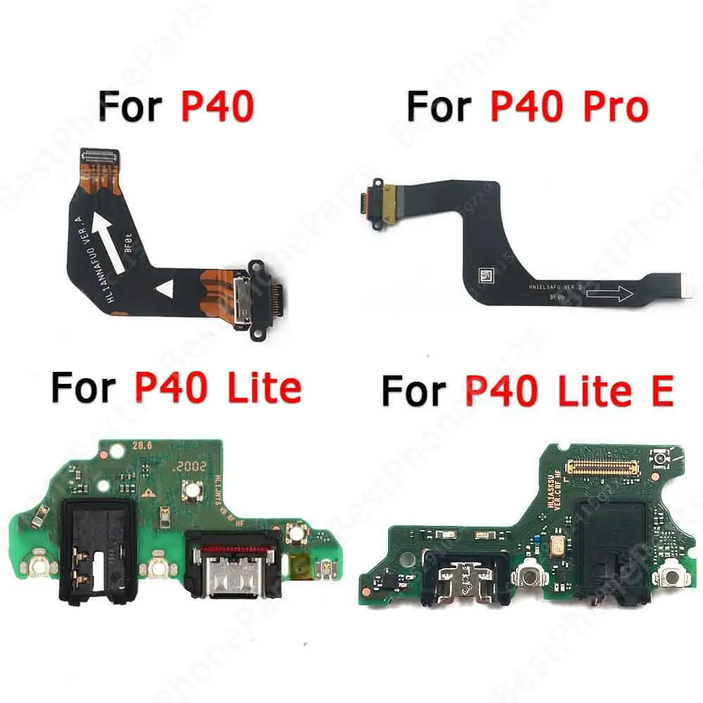 

Ленточный разъем Usb для Huawei P40 Lite E Pro, печатная плата для зарядки, док-станция, зарядный порт, замена, оригинальные запасные части