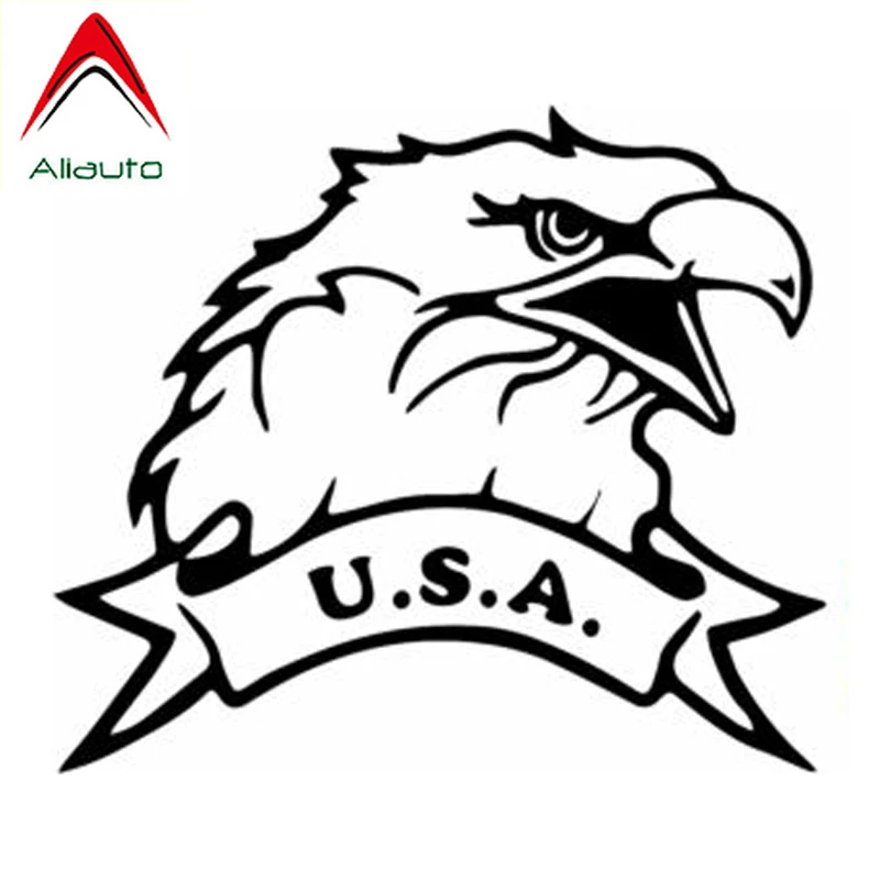 Стикер модный автомобильный Aliauto США белоголовый Орел украшение индивидуальное