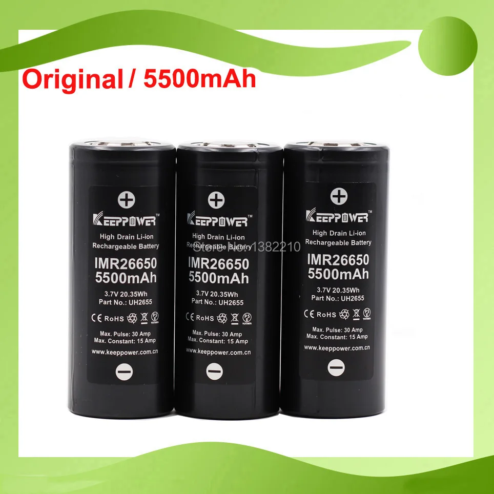 3 шт./партия 2019 новая модель Keeppower 7 V 26650 IMR26650 5500mAh Max 30A разрядная электронная