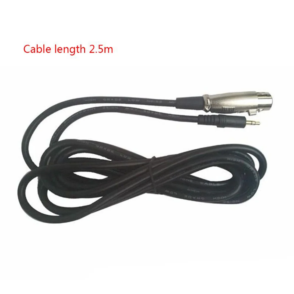 

Condenser Microphone Cable XLR Female to 3.5mm Jack Dynamic Microphone Audio Cord 3Pin AUX Connection Wire For Computer Speaker