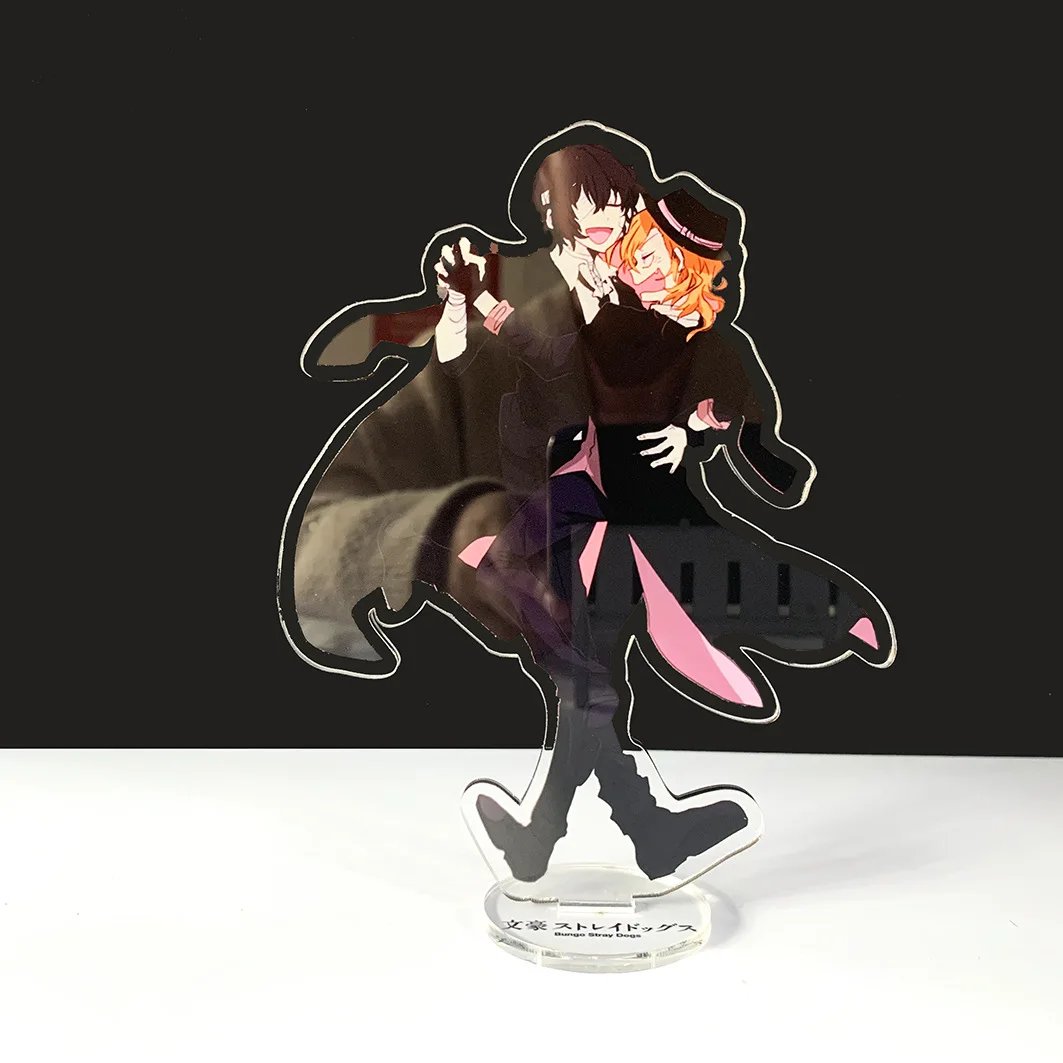 

Bungo Stray Dogs Keychain Delicacy Workmanship Acrylic Stand Card Table TrinketAnime Accessories Cartoon Standing Sign