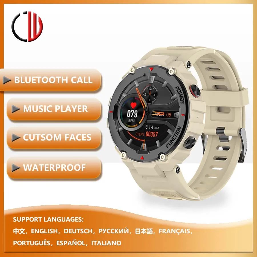 Смарт-часы CZJW мужские и женские спортивный фитнес-трекер часы воспроизведение