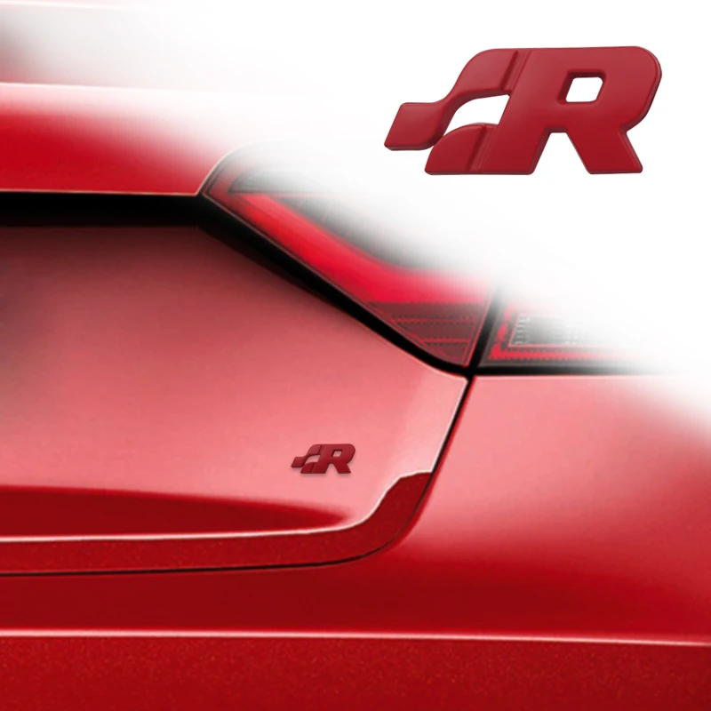 Автомобильная Наклейка металлическая эмблема для VW Volkswagen SR R32 R36 GOLF Polo Tiguan Jetta Passat