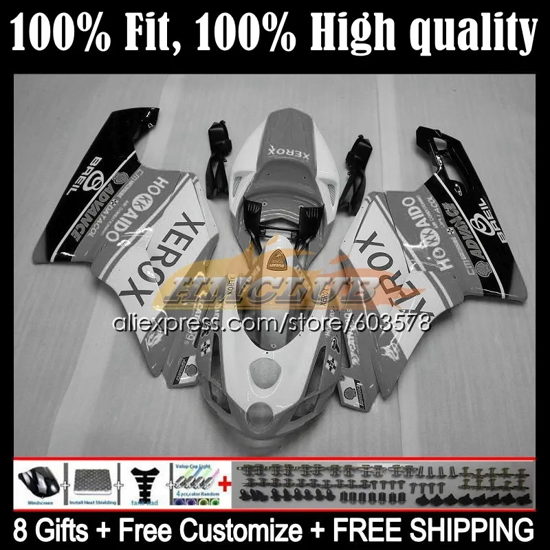 

Injection Bodys For DUCATI 749-999 749S 999S 62CL.73 749 999 S R 749R 999R 05 06 999 749 2005 2006 OEM Fairing kit Grey white