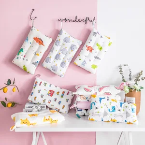 Подушка Детская Хлопковая в полоску, на возраст 0-6 лет