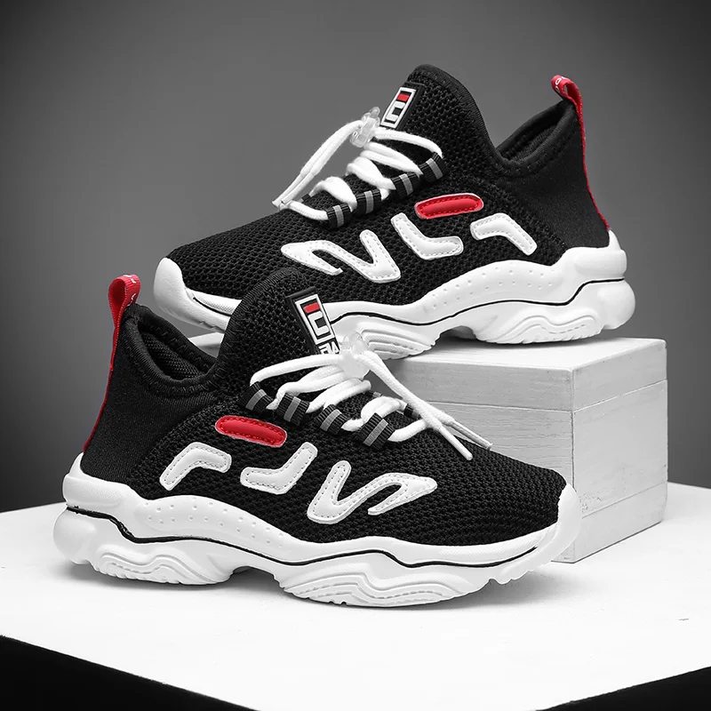 

New 2021 Autumn New Kids Sports Shoes Air Mesh Breathable Children Casual Running Sneakers Soft Shoes for Boys Girls Shoes Child