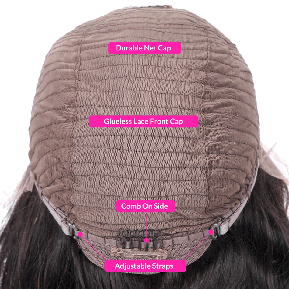 Бразильский короткий парик Боб фэкси 13x4 парики из человеческих волос на сетке