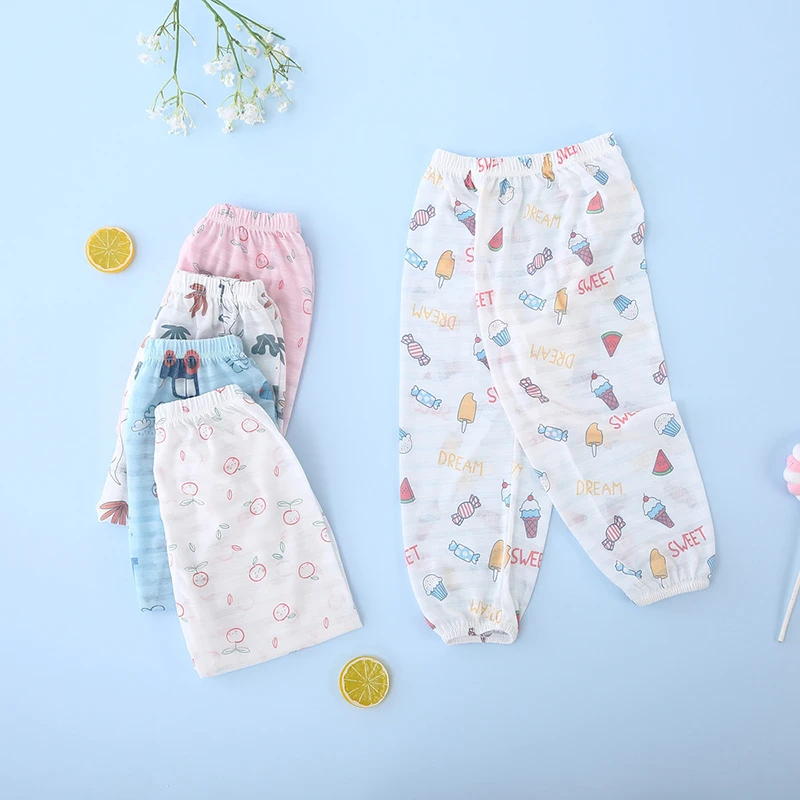 

Baby Babe Pants Cartoon Printing Baby Trousers Kid Wear Baby Pants