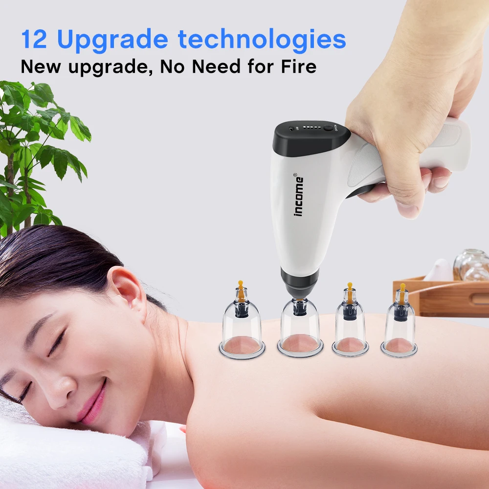 Электрическая присоска против целлюлита 24 банки вакуумный массажер китайская