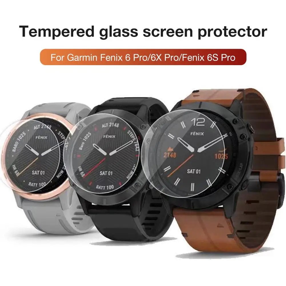 Защитная пленка из закаленного стекла для смарт-часов Garmin Fenix 5 5Plus 6 6s 6x Pro Sloar 2/3/5