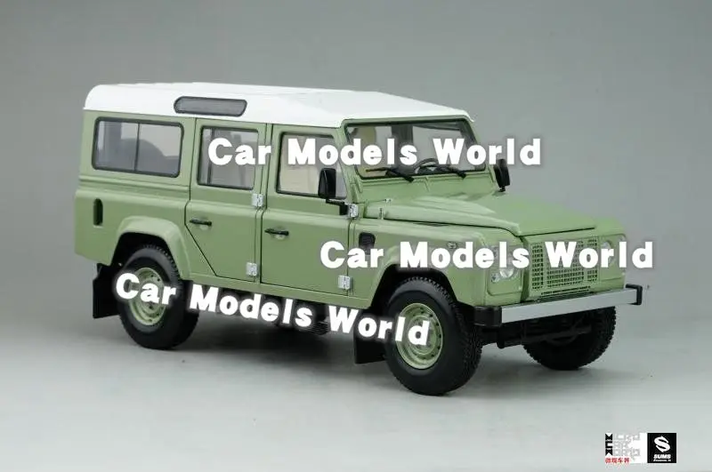 Литая модель автомобиля почти настоящая 1:18 Defender 110 Heritage Edition 2015 маленький подарок!