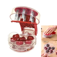slots cherries pitter plastic fruits tools cherry seed removers friendly plastic cherry gadgets useful kitchen tools