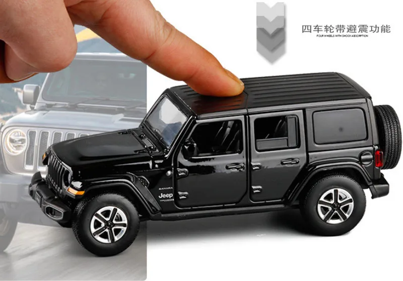 1/32 2020 Sahara модель игрушечный автомобиль сплав литой поворот руля амортизирующий