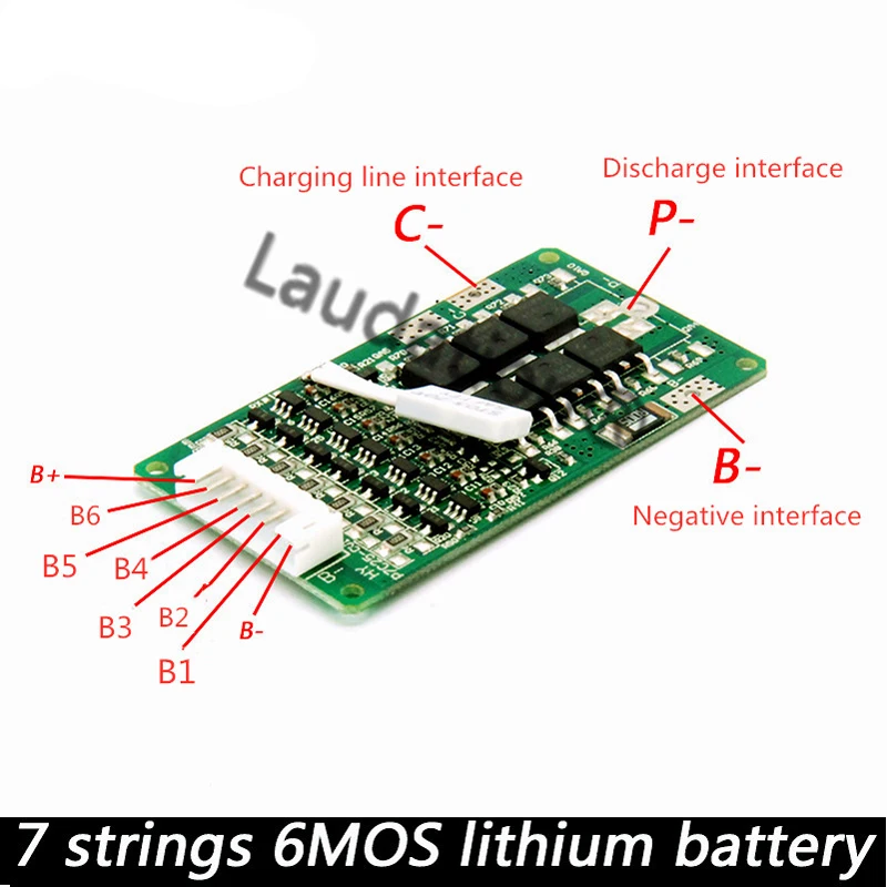 7s bms 7 S BMS 12v 24 V 15A 29,4 V литиевый аккумулятор bms E-Bike с функцией баланса 24 V 8Ah 10Ah 12 Ah литий-ионный аккумулятор laudation