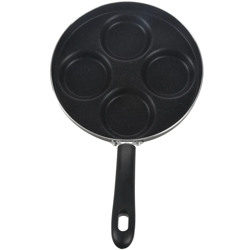 

Four-Hole Omelet Pan For Eggs Ham Pan Cake Maker Frying Pans No Oil-Smoke Breakfast Grill Pan Cooking Pot Multifunction Nonstick