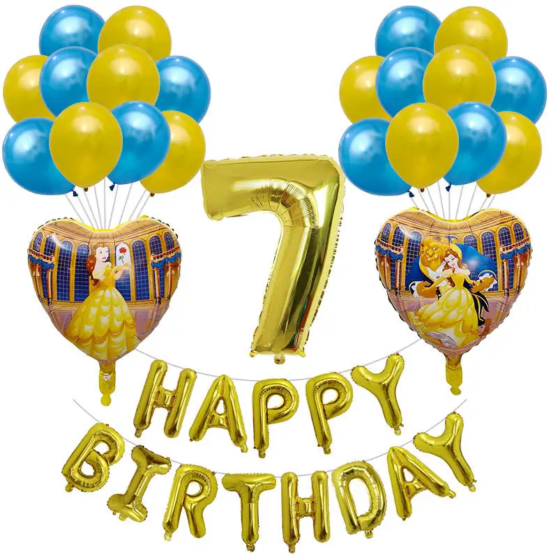 Набор воздушных шаров Красавица и Чудовище 24 шт./компл.|Воздушные шары