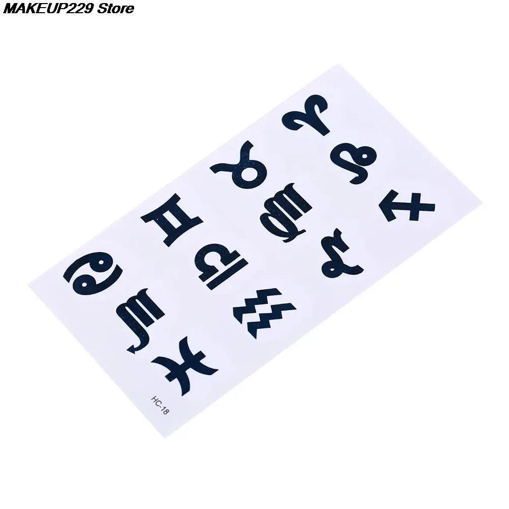 1 лист водостойкие Временные татуировки древние классические наклейки с