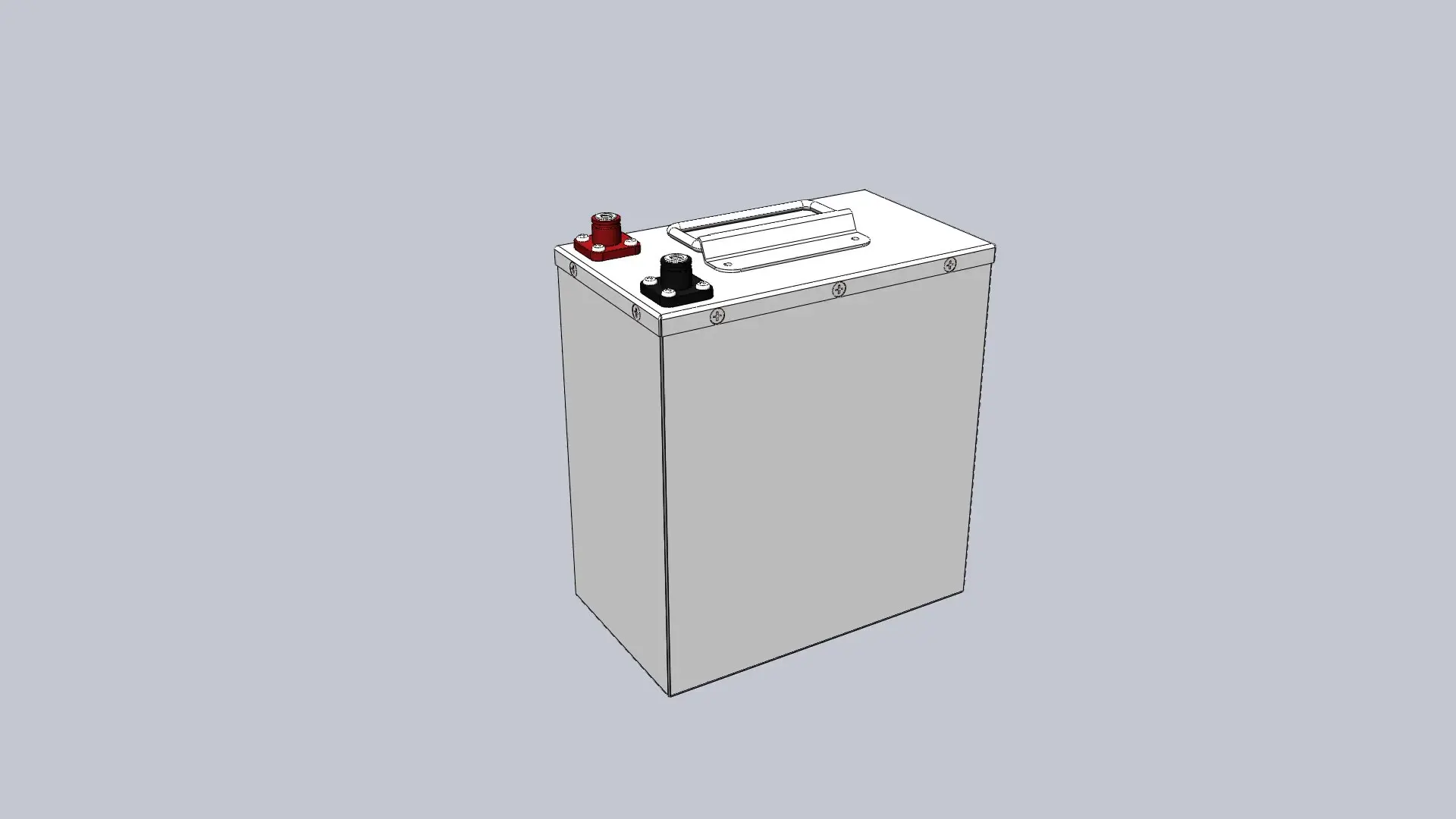 

12V105Ah LiFePO4 battery, Steel case