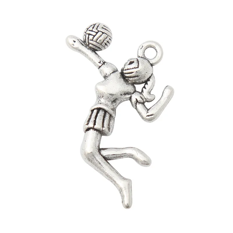 RAINXTAR мода сплав игра волейбол подвески для девушки спортивные кулоны