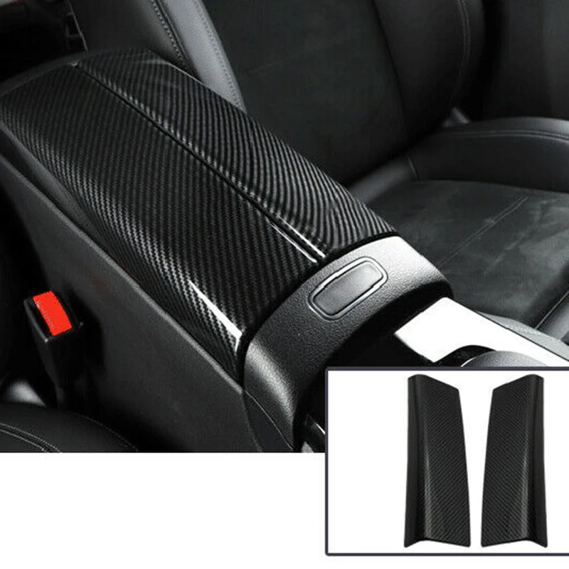 2 шт. коробка для хранения панель крышка из углеродного волокна Внутренний