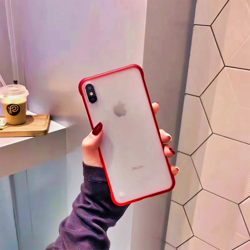 Подходит для Apple 11PRO MAX iPhone11pro iPhone11 max XS xr x 8plus 7plus 6plus 8 7 6 Прозрачный чехол телефона |