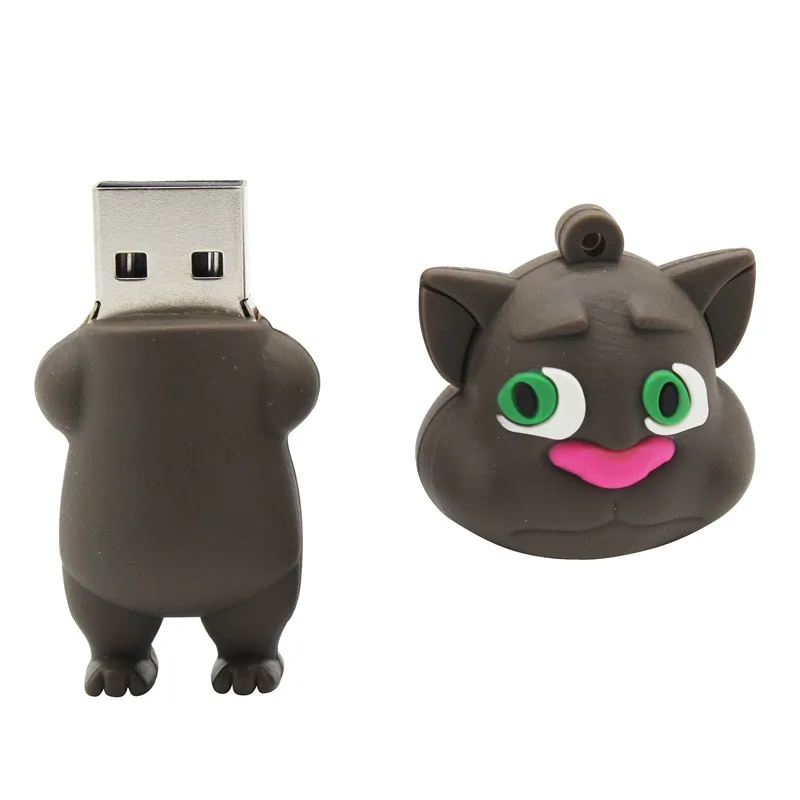 USB флеш накопитель TEXT ME cute cartoon Talking cat 4 ГБ 8 16 32 64 ГБ|USB флэш-накопители| |