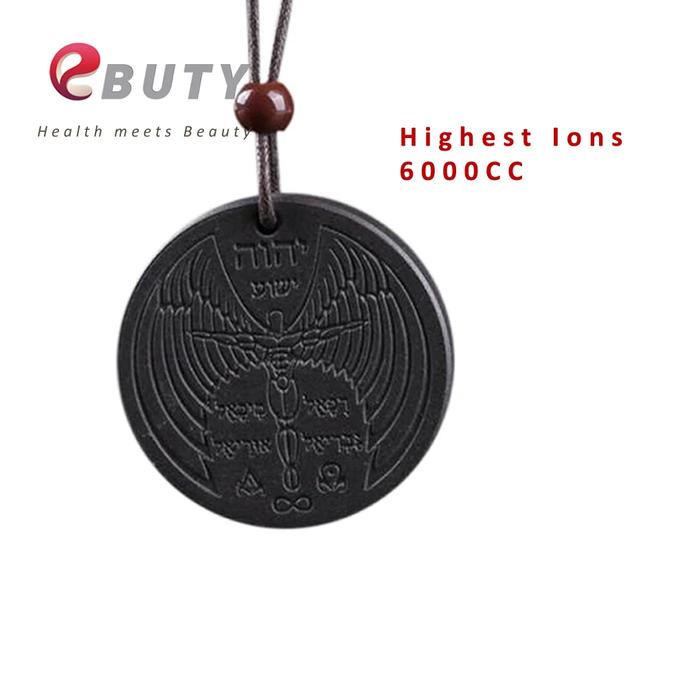 only pendant Самый дешевый! EBUTY натуральные мужские браслеты черный натуральный камень женские ювелирные изделия бусины Турмалин талисманы кулон 6000CC - Окраска металла: only pendant
