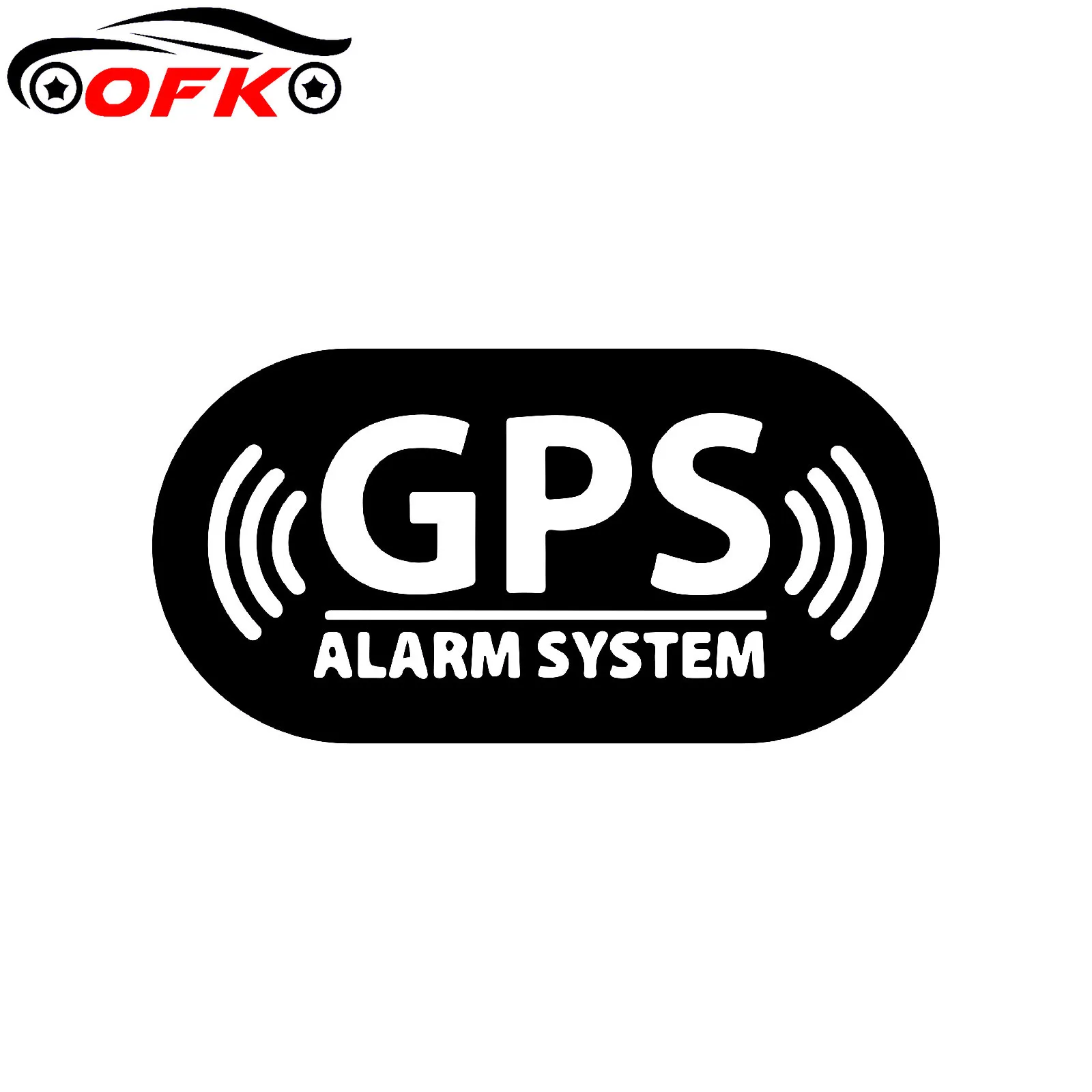 

Car Stickers Decor Motorcycle Decals GPS Alert Decorative Accessories Creative Sunscreen Waterproof PVC,16cm*8cm