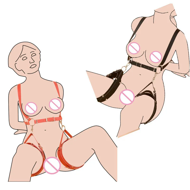 Секс кожаные ограничители для связывания женщин фетиш бдсм Связывание портупея