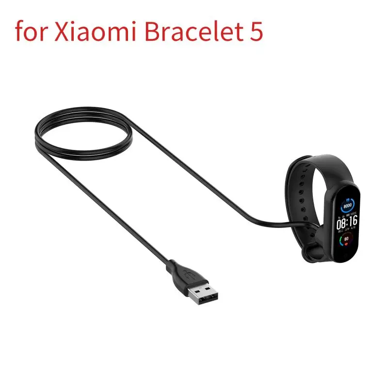Новый зарядный провод для смарт-браслета Xiaomi Mi Band 5, зарядный кабель для Mi Band 5, зарядный USB-кабель для Mi Band 5