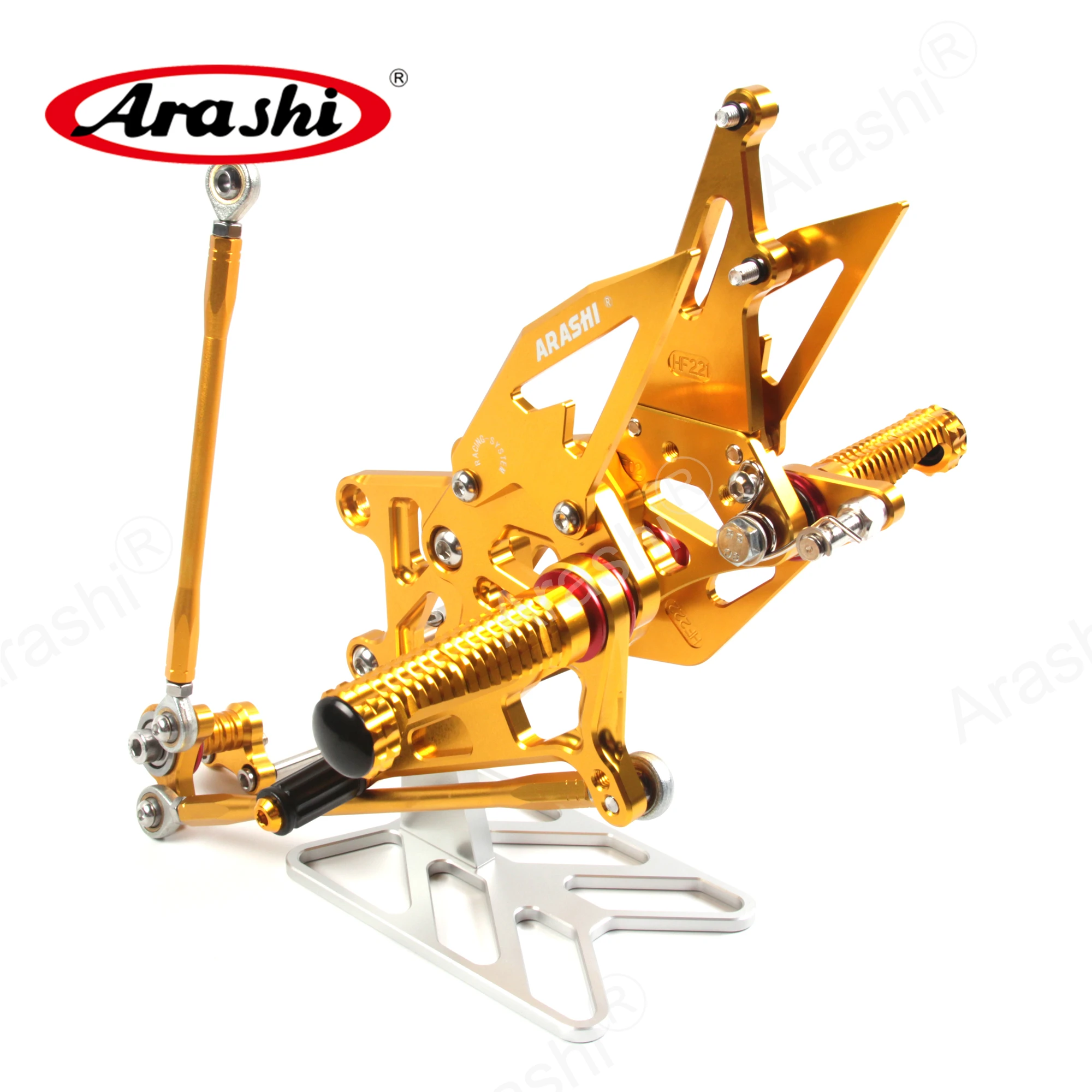 Регулируемые подножки Arashi CBR600RR CNC для HONDA CBR 600 RR 2007 2008 Задние 08 07|Подставки под