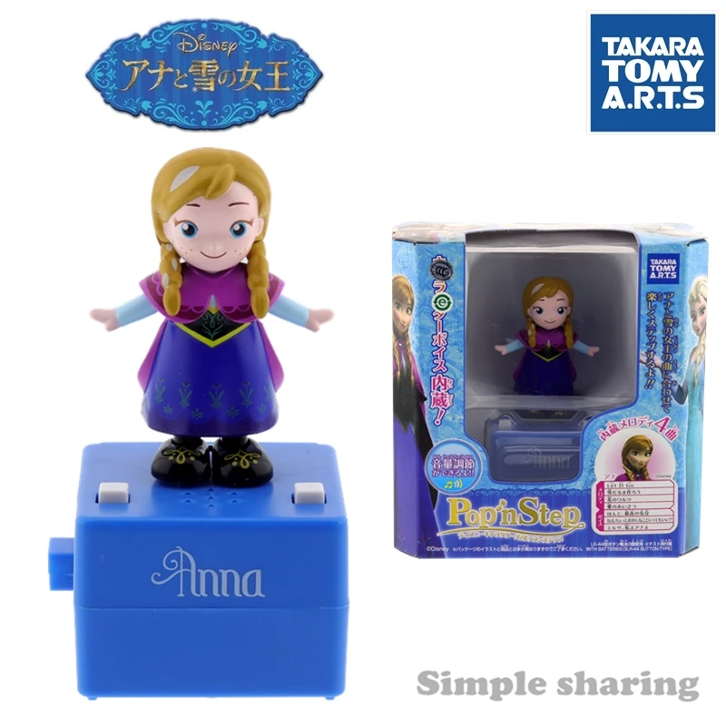 TAKARA TOMY arts popn шаг pixar Дисней фигурка Детская Игрушка Аниме Дети Кукла Анна