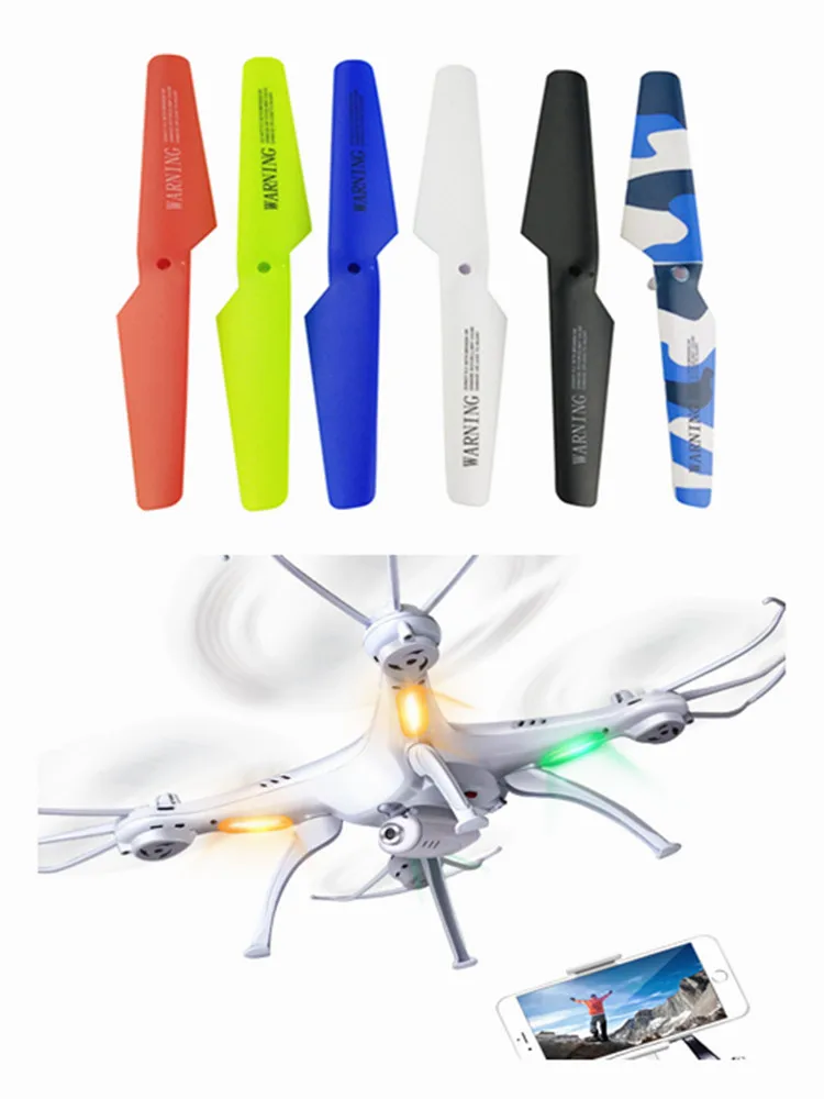 

4Pcs/Lot Propellers Blades For SYMA X5 X5C X5S X5SC X5SW RC Drone RC Quadcopter Spare Parts White Black Green Blue Colour